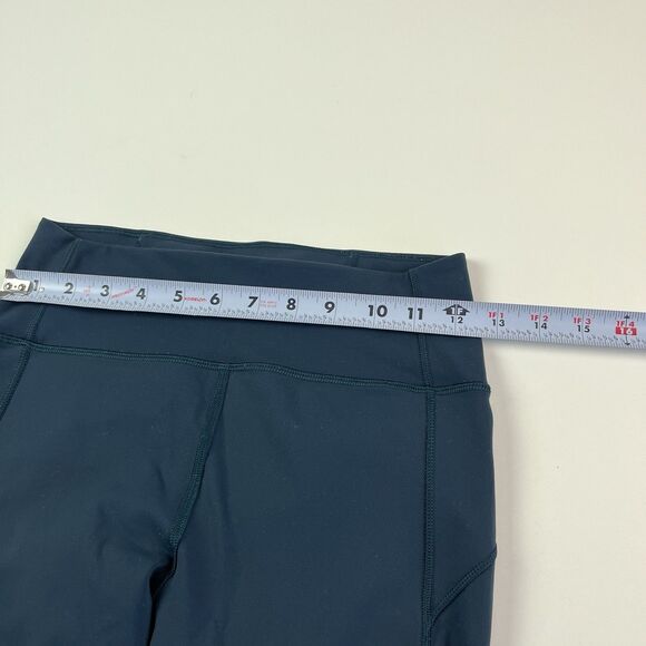 Lululemon In Movement Everlux High Rise Crop Leggings 6 Submarine Teal 19 inch - Picture 6 of 8